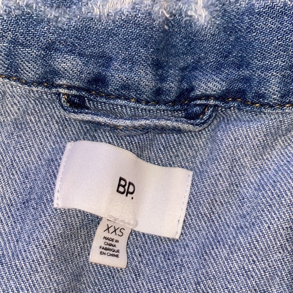 WORN ONCE!! DISTRESSED JEAN JACKET FROM NORDSTROM! - Picture 5 of 5